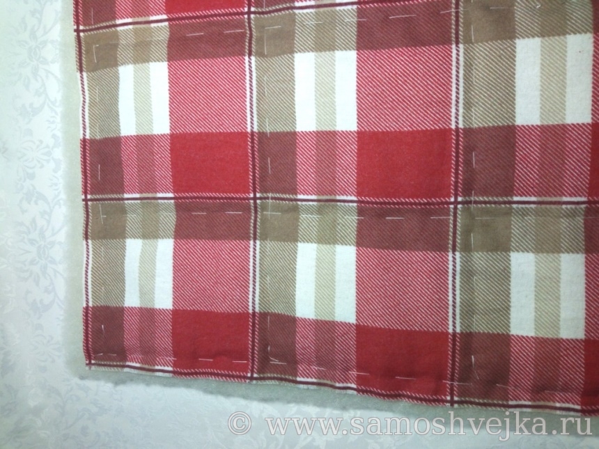 сшивание стеганого одеяла