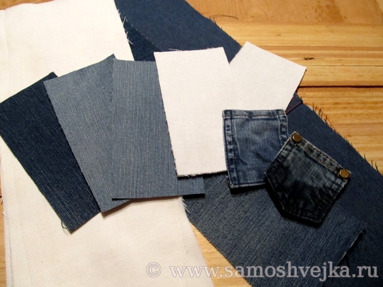 материалы для пошива джинсовой сумки
