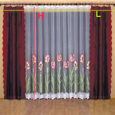 Как рассчитать количество ткани на шторы