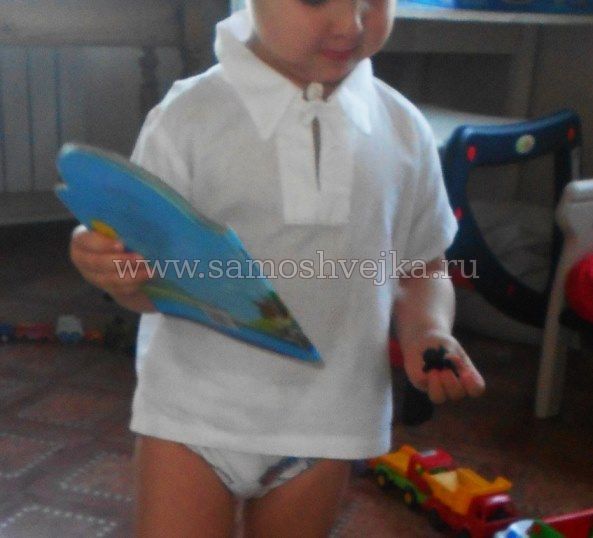как сшить рубашку для мальчика