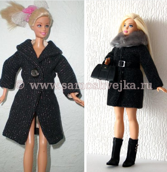пальто для Барби
