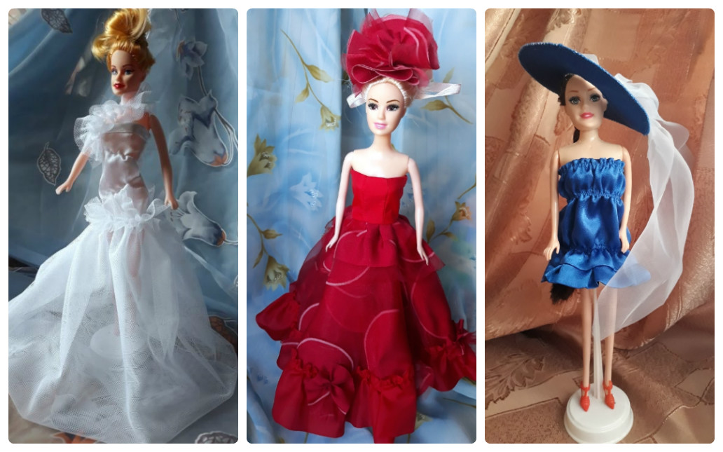 бальные платья для куклы барби фото