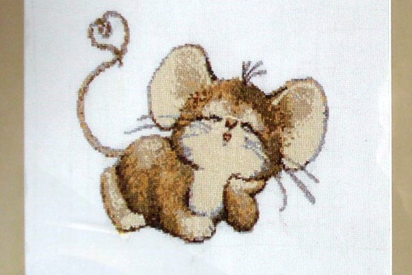 вышивка мышки
