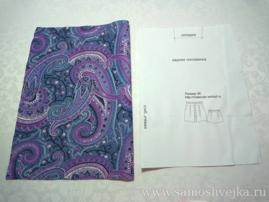 выкройка юбки из шкатулки