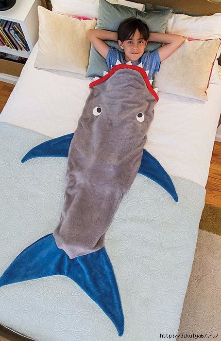 спальный мешок акула