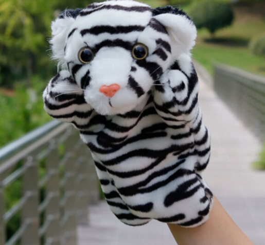 тигр игрушка на руку