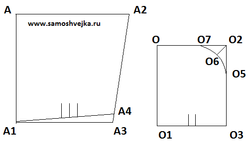 выкройка чепчика